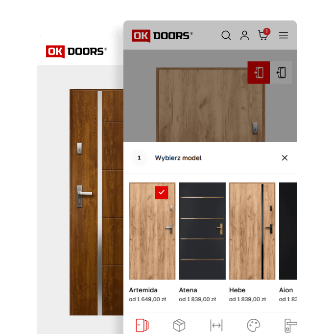 Skonfiguruj drzwi - OK Doors